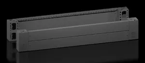 Rittal VX 8660.025 Corner Piece for Base/Plinth System, 200 mm Height, Steel, Black, 2 Pieces
