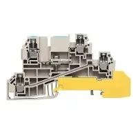 Weidmüller WDL 2.5/NT/L/PE elektriskās spailes bēša 2.5 mm² 24 A 50 gab