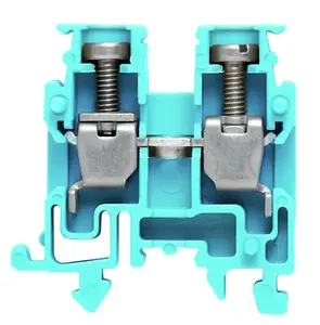Weidmüller AKZ 2.5 BL Skrūvju savienojuma Caurlaides spaiļu bloks Zils 2.5 mm²