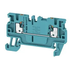 Weidmüller A2C 1.5 BL Spaiļu bloks Zils PUSH IN 1.5 mm² Nominālais spriegums 500 V