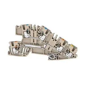 Клеммная колодка Weidmüller AITB 2.5 BB N-L-PE бежевая 250 В