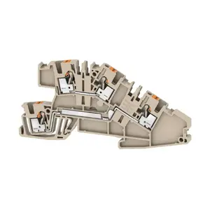 Клеммная колодка Weidmüller AITB 2.5 BB L-L Бежевая 400 В