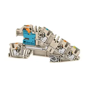 Клеммная колодка Weidmüller AITB 2.5 BB NDT-L-PE бежевая 250 В