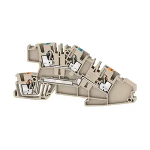 Клеммная колодка Weidmüller AITB 2.5 BB N-L бежевая, номинальное напряжение 400 В