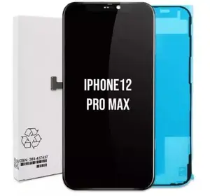 ReplaceBase RBSKU17305 мягкий OLED дисплей черный совместимый с Apple iPhone 12 Pro Max A2411 A2342 A2410 A2412