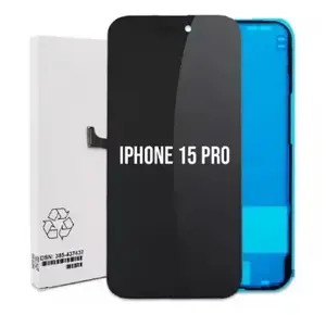 ReplaceBase Дисплей Soft OLED Черный для Apple iPhone 15 Pro