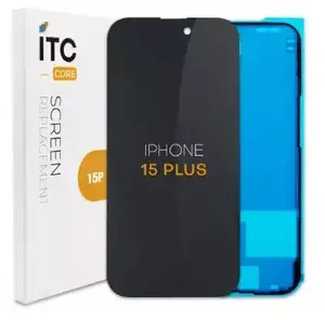 ReplaceBase Запасной экран дисплей для Apple iPhone 15 Plus A3094 A2847 A3093 A3096 Черный