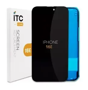 Запасной дисплей ReplaceBase черный для Apple iPhone 16e A3212 A3408 A3409 A3410