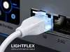 Lanview LightFlex CAT6 U/UTP 0.15M, White, TPE, Halogenfree Unshielded Network Cable, Halogenfree, 4x2xAWG 32 CU networking cable LV-LIGHT-UTP60015W Photo 2