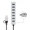 LogiLink UA0441 USB 3.0 centrmezgls ar 7 portiem Photo 3