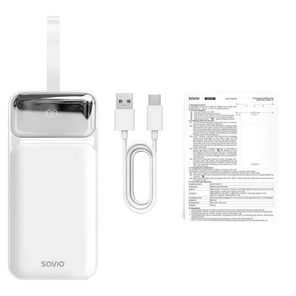 Savio BA-15 power bank BA-15 Photo 11