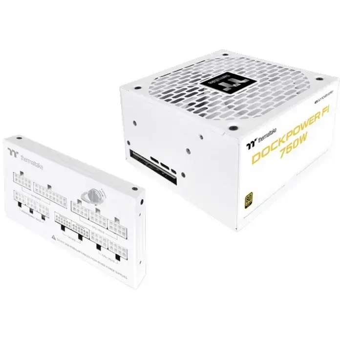 Блок питания Thermaltake Dockpower FI 750W Snow Photo 4