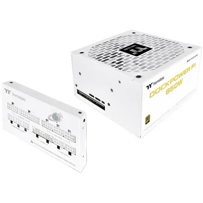 Блок питания Thermaltake Dockpower FI 850W Snow Photo 4