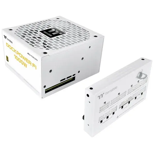 Блок питания Thermaltake Dockpower FI 1000W Snow Photo 2