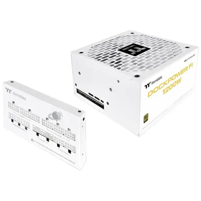 Блок питания Thermaltake Dockpower FI 1200W Snow Photo 4