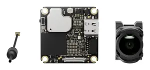 DJI O4 Wide Air Unit kameras modulis melns ar 155° vertikālo redzes lauku