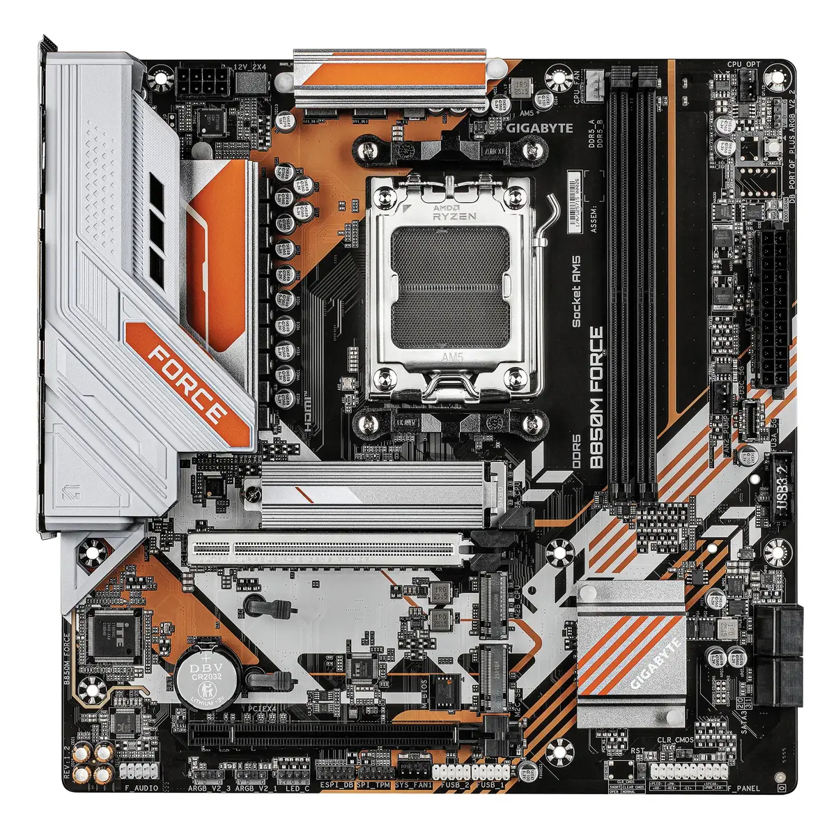 GIGABYTE B850M FORCE Rev. 1.2 Motherboard Photo 2
