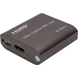 Карта видеозахвата Power Plant с HDMI петлевым выходом, 4K 60Гц