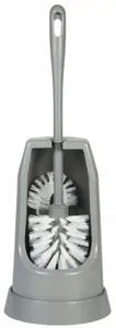 Vikan 5056 Toilet Brush with Rim Cleaner 400mm Medium Grey