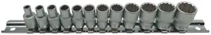 Asta A-IN222 1/4" 12-Point Imperial Socket Set