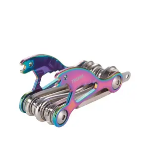 TROIKA BTL15/MC Multitool Pliers with Carbon Steel and Stainless Steel Construction featuring 18 Tools