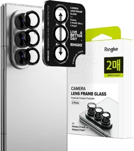 Ringke Camera Frame Lens Protector for Samsung Galaxy Z Fold 7 / 8 Ultra, 2-Pack, Black