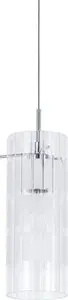 Italux Max piekaramā lampa, moderna hroma apdare