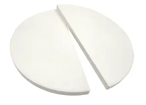 TUNABONE Half Moon Pizza Stone for 26-inch Kamado Grills