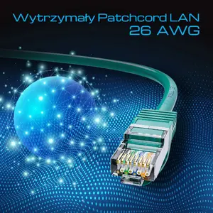 Extralink Kat.7 S/FTP 5m 20G Zielony | Patchcord LAN | Miedź Kabel sieciowy skrętka (EX.38787)