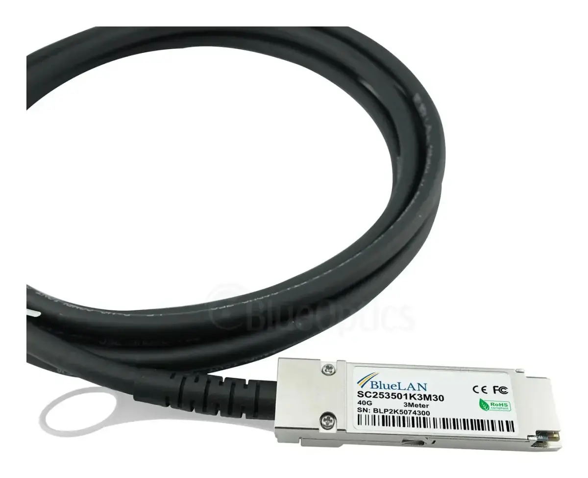 BlueOptics MCC1V30A-002-BL QSFP to 4x SFP+ Cable 2m Photo 2