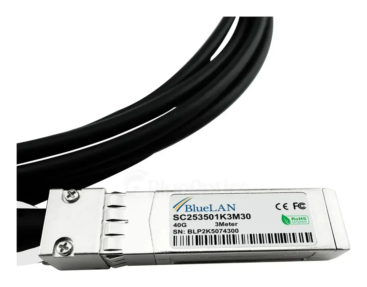 BlueOptics MCC1V30A-002-BL QSFP to 4x SFP+ Cable 2m Photo 4