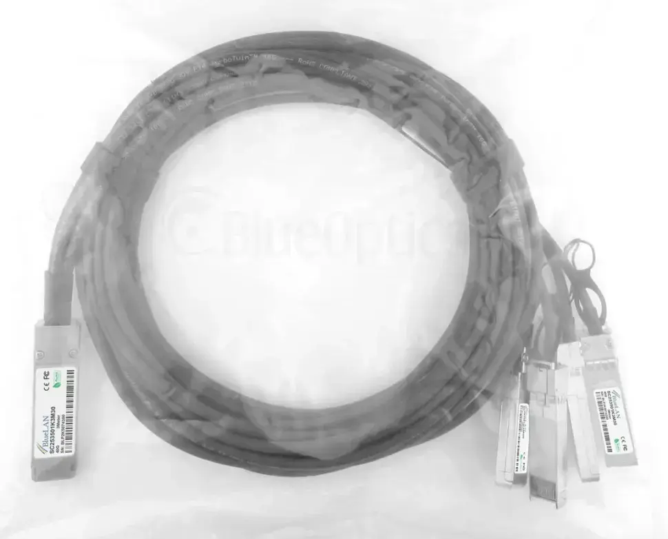 BlueOptics MCC1V30A-002-BL QSFP to 4x SFP+ Cable 2m Photo 9