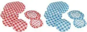 Metaltex Pot Covers, Plastic, Set of 6, Assorted Colors