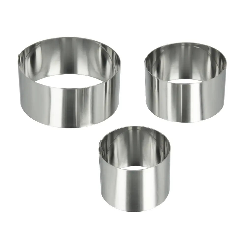 Metaltex 204536010 Apaļi nerūsējošā tērauda kulinārijas