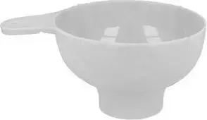 Metaltex Jumbo Jam Funnel, 120 mm Diameter, White Polypropylene with Handle