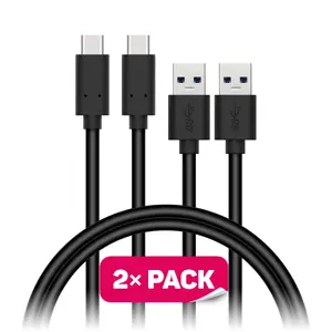 Connect IT CCA-5006-BK USB кабель USB 2.0 1 m USB C USB A 5 Gbit/s Черный