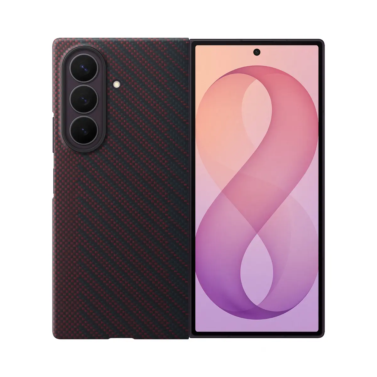 Mobilo tālruņu vāciņš Samsung EF-KF976SREGWW sarkans