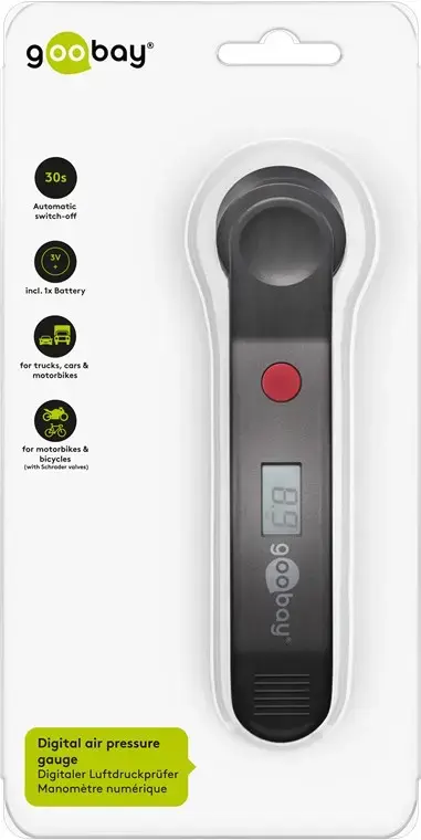 Goobay Digital Air Pressure Gauge Photo 4