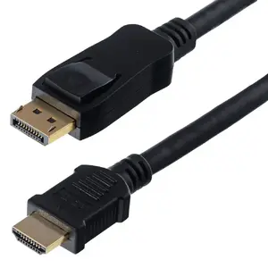 PureLink Helos 118879 video cable adapter 5 m DisplayPort to HDMI Black