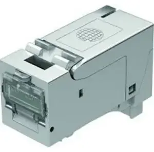 EasyLan CKFAK001 Network Transmitter and Receiver supporting Cat6a and Ethernet LAN data rates up to 10000 Mbit/s in Silver