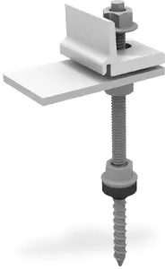 K2 Systems 2003273 M10 x 200 mm Hanger Bolt Aluminium and Stainless Steel 50 Pack