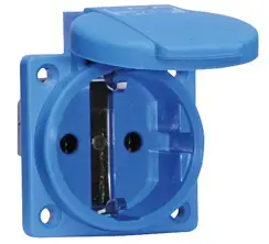 Bals Elektrotechnik 71099 CEE 7/3 Socket-Outlet 2P+PE Blue Polyamide IP54 250 V 16 A