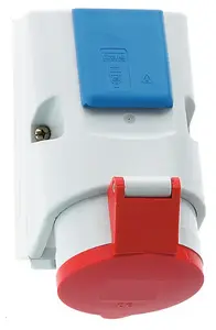 Bals 1010 CEE Socket-Outlet 16 A 3P+N+PE 400V IP44 Polyamide Blue Red White