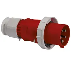 Bals 2199 Electrical Standard Connector, 125 A, 5-Pole, Straight, 200/346 - 240/415 V, IP67