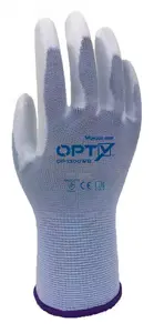 Wonder Grip OP-1300WB Opty Рабочие перчатки Серый Нейлон и Полиуретан Размер M
