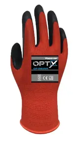 Перчатки для мастерской Wonder Grip OP-280RR Размер XL Красные Латекс и Полиэстер
