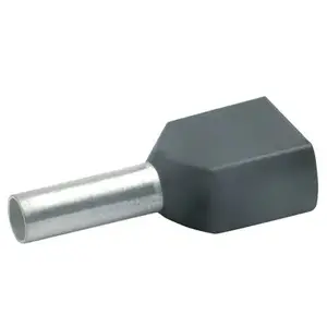 Klauke 8728 Twin Wire End Ferrule Black 2 mm² Copper Contacts