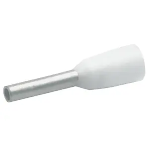 Klauke 4696 Electrical Terminals Insulated Wire End Ferrules Polypropylene Copper Silver White 1000 pcs