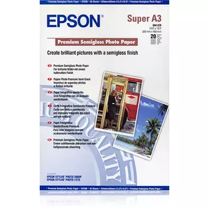 Фотобумага Epson Premium Semigloss A3+ 250g/m² 20 листов