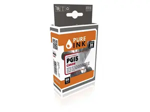 Pure Compatible Black Ink Cartridge 26 ml 505 Pages for Canon